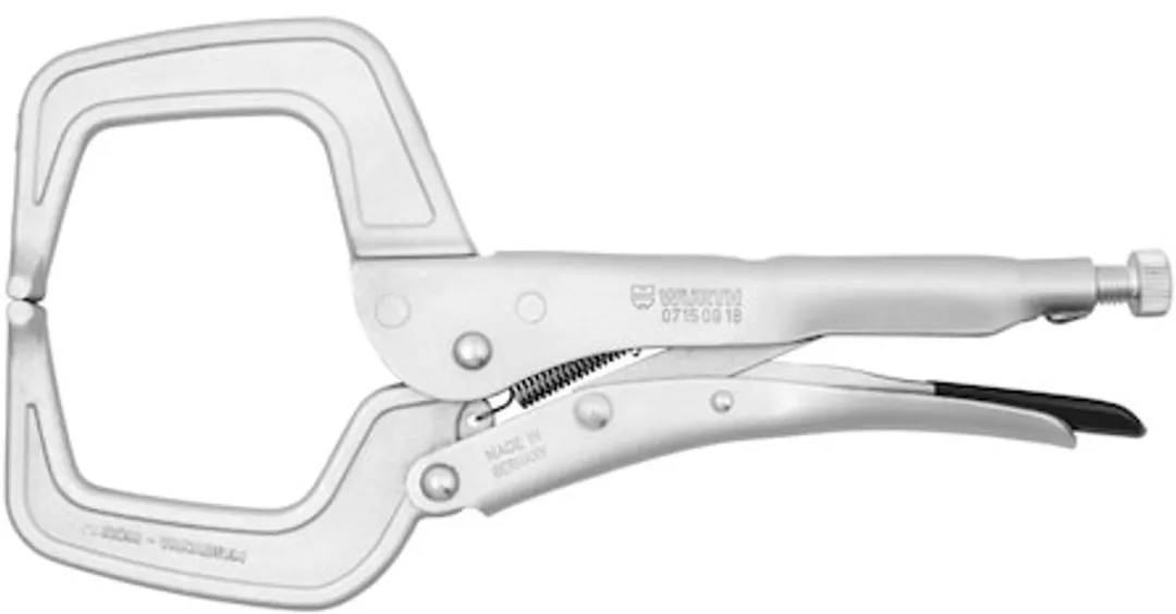 Würth Klemgriptang C-type - Zilver