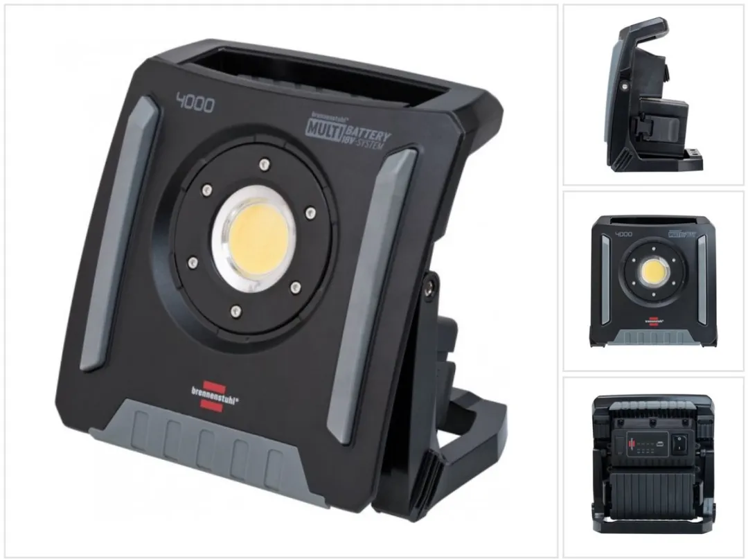 Brennenstuhl Multi Batterij LED Bouwlamp 4000MA 4500lm