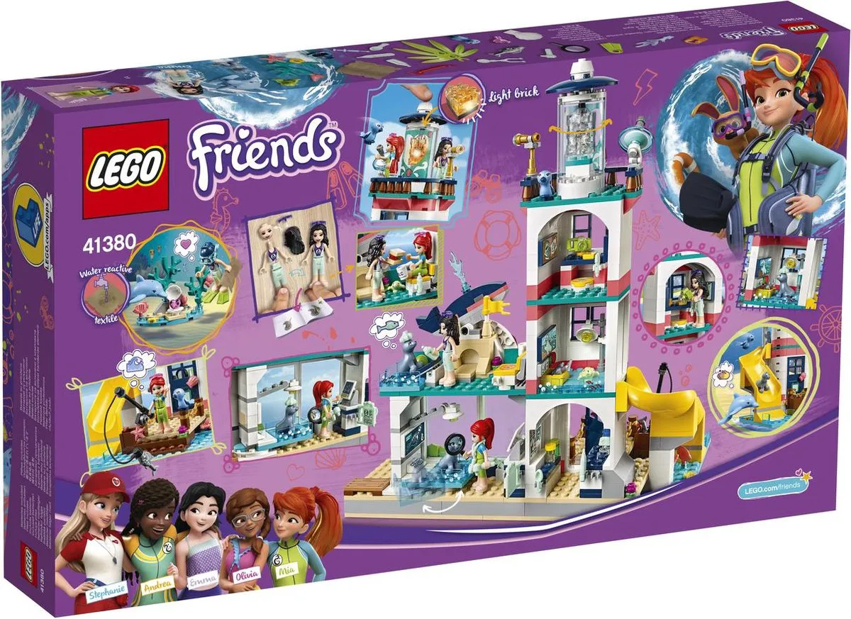 LEGO Friends Reddingscentrum Vuurtoren 41380 - 602 Stukken