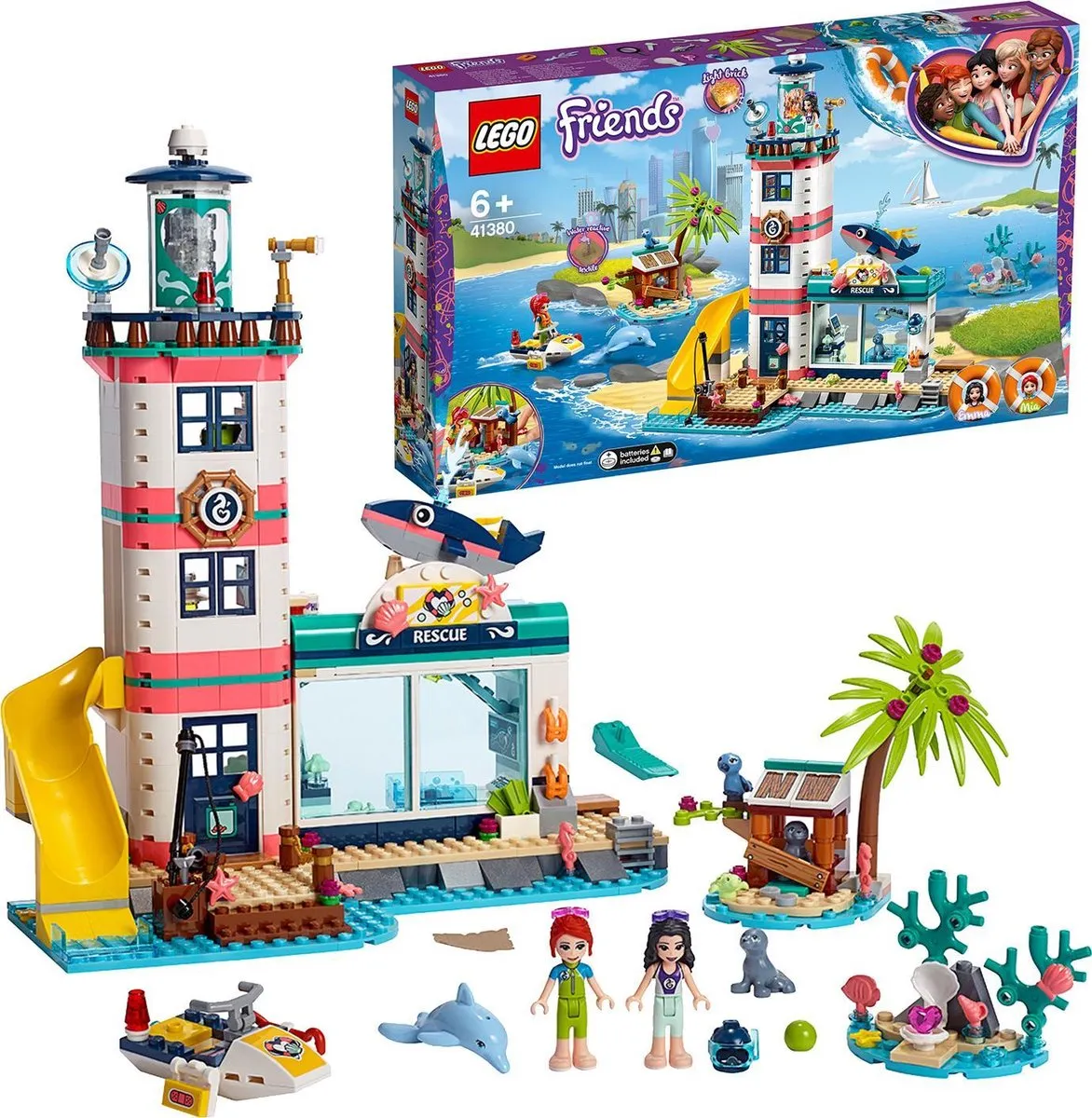 LEGO Friends Reddingscentrum Vuurtoren 41380 - 602 Stukken - afbeelding 6 van 6