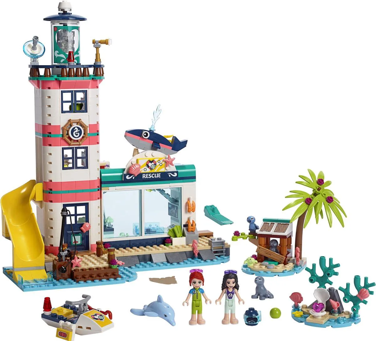 LEGO Friends Reddingscentrum Vuurtoren 41380 - 602 Stukken