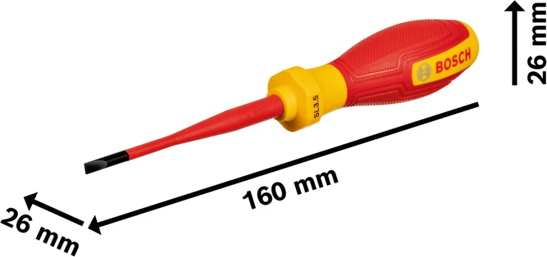 Bosch Professional SL 3.5 VDE Schroevendraaier 1600A02NC1 - Geel/Rood
