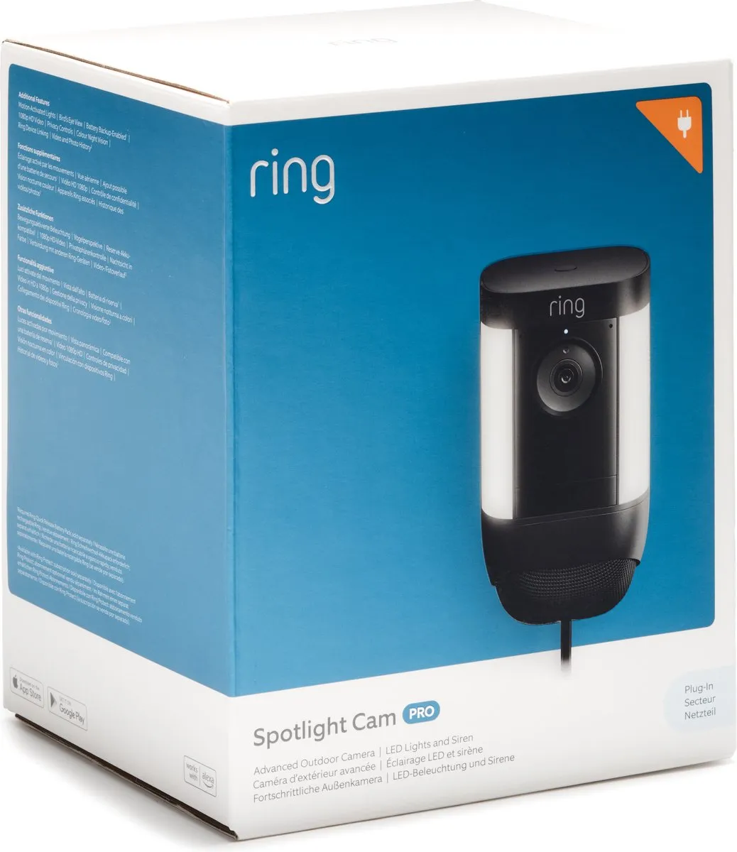 Ring Spotlight Cam Pro 2K - Zwart - afbeelding 6 van 6