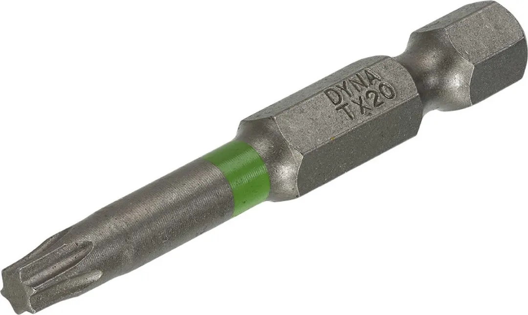 Dynaplus Schroefbit Torx T20 50mm Groen - 5 Stuks - afbeelding 6 van 6