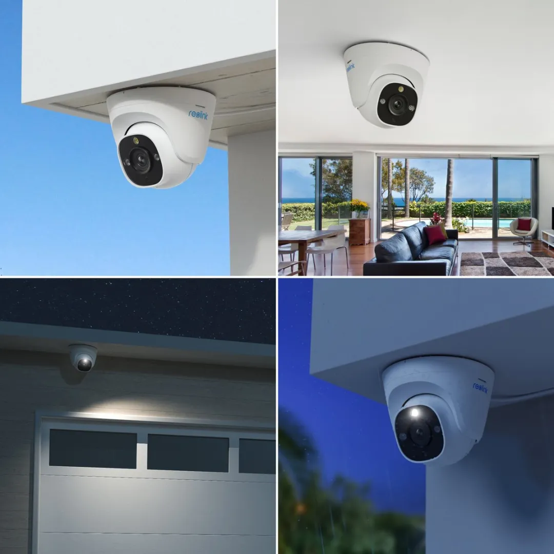 Reolink P334 Slimme 4K PoE Beveiligingscamera voor buiten, Ultra HD, Ondersteunt 256 GB, Detectie van personen/voertuigen/huisdieren