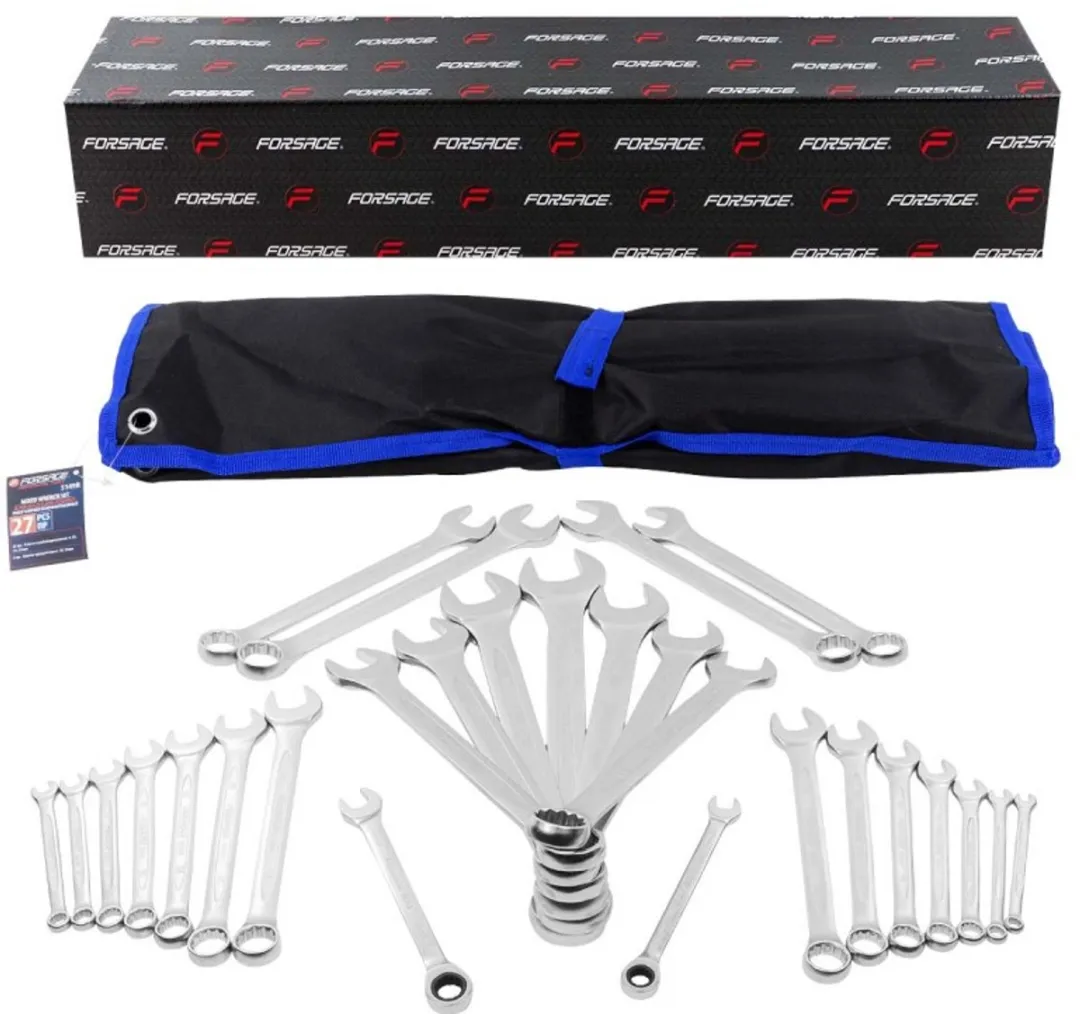 Forsage F-5149R Universele Sleutelsset 27-delig - Chroom-vanadium Staal