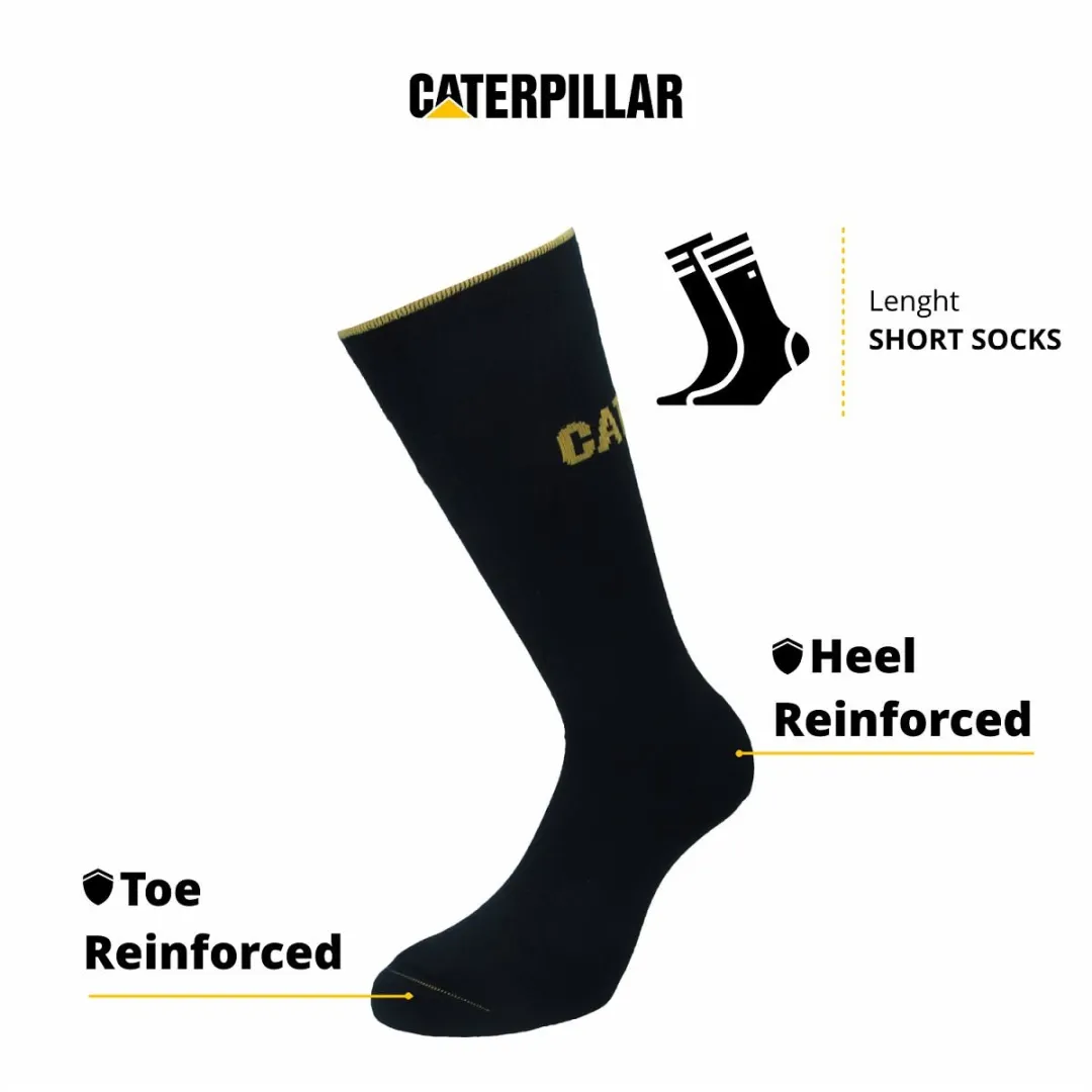 Caterpillar Executive Werksokken 12 Paar - Katoen - Zwart 39-42