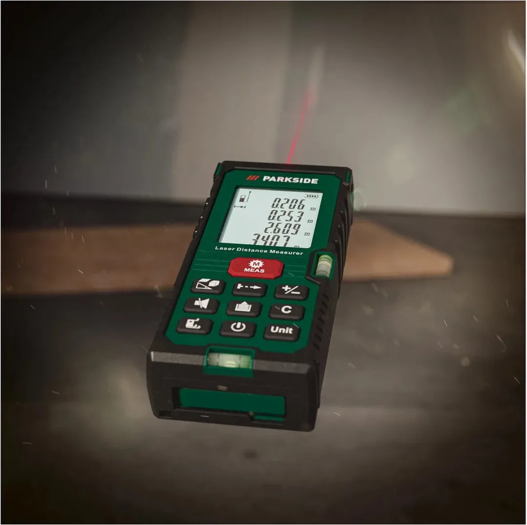 Parkside Laser Afstandsmeter - 2 Batterijen