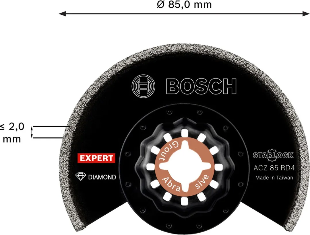 Bosch Professional EXPERT Grout Segment ACZ 85 RD4 Zaagblad 85mm