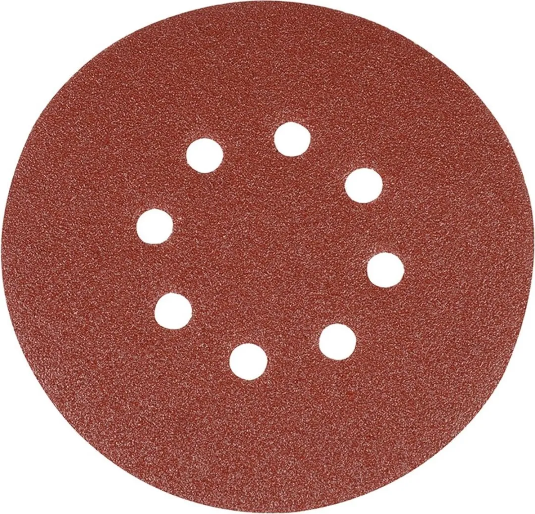 Silverline Geperforeerde Klittenband Schuurschijven Ø150mm - Korrel 80 - 10 Stuks
