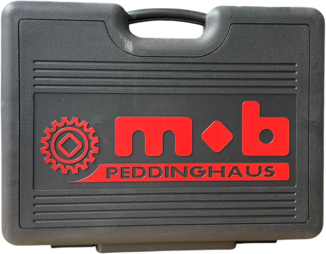 Peddinghaus Gereedschapskoffer 105-delig - Zilver/Zwart/Rood