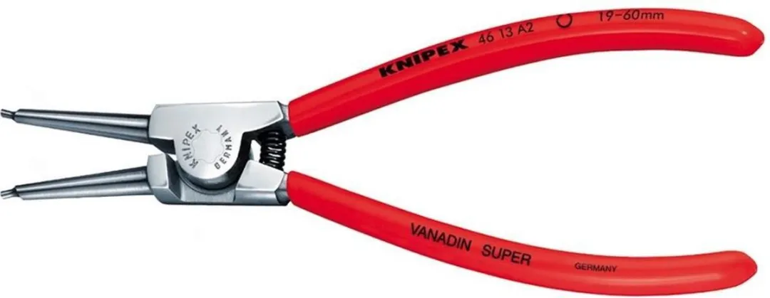 Knipex 46 13 A1 Borgveertang - 19-60mm - Rood/Zilver