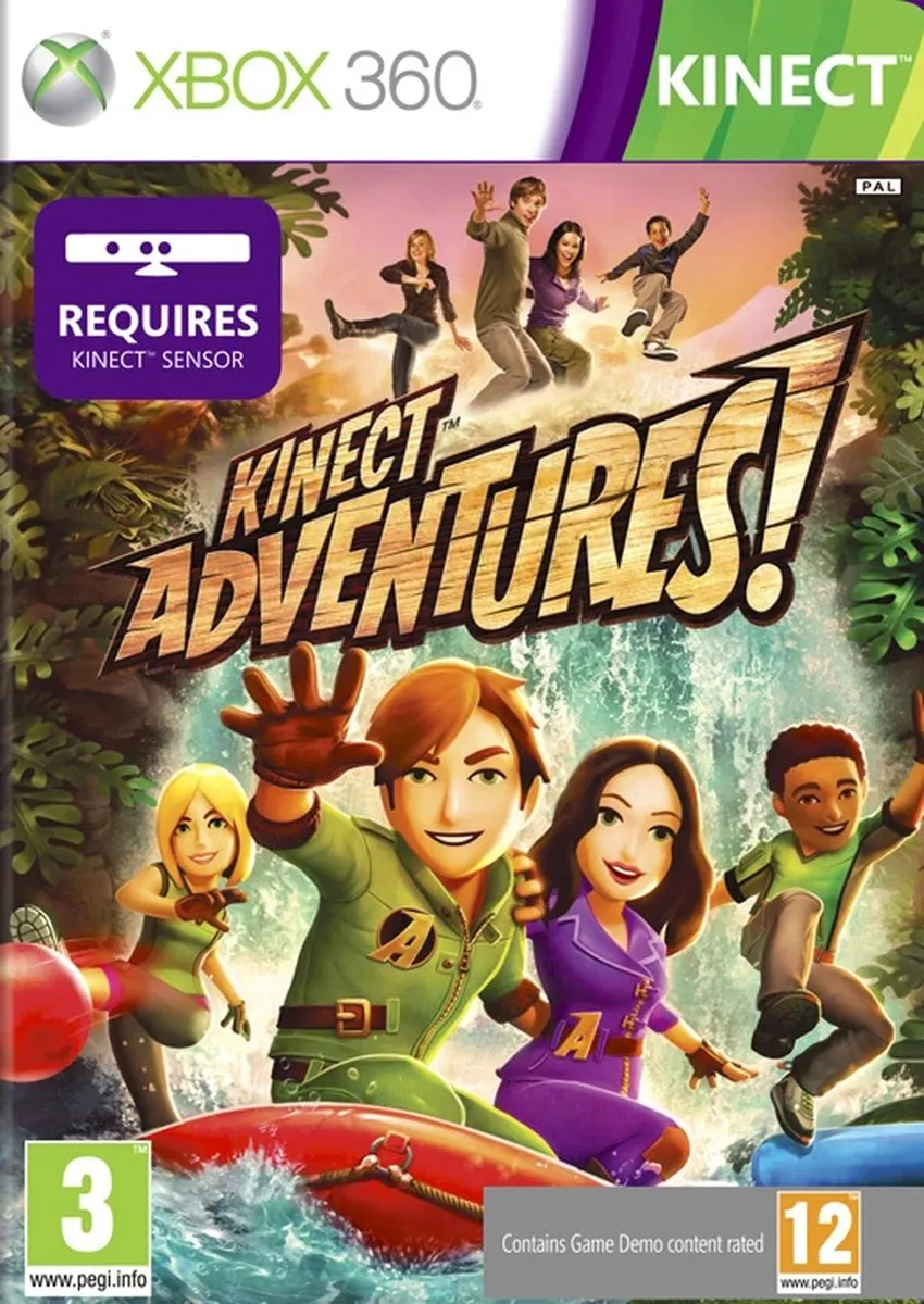 Microsoft Kinect Adventures Xbox 360