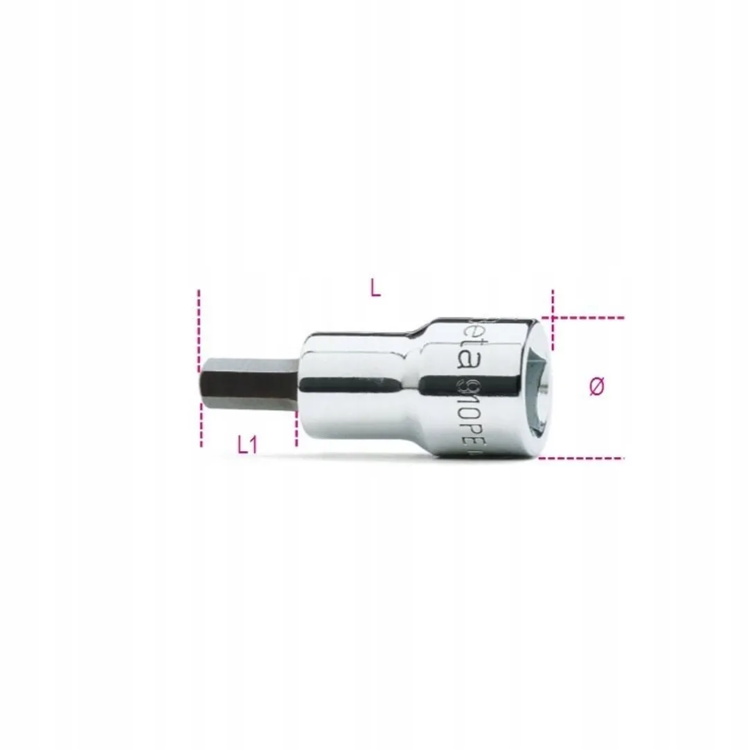 Beta 3/8" Dopsleutel met 6mm Inbusbit - afbeelding 3 van 3