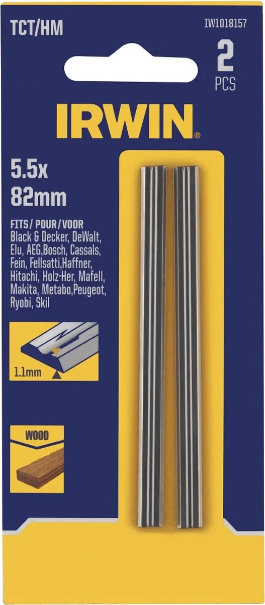 Irwin Reserve Schaafbeitels 55x82mm IW1018157