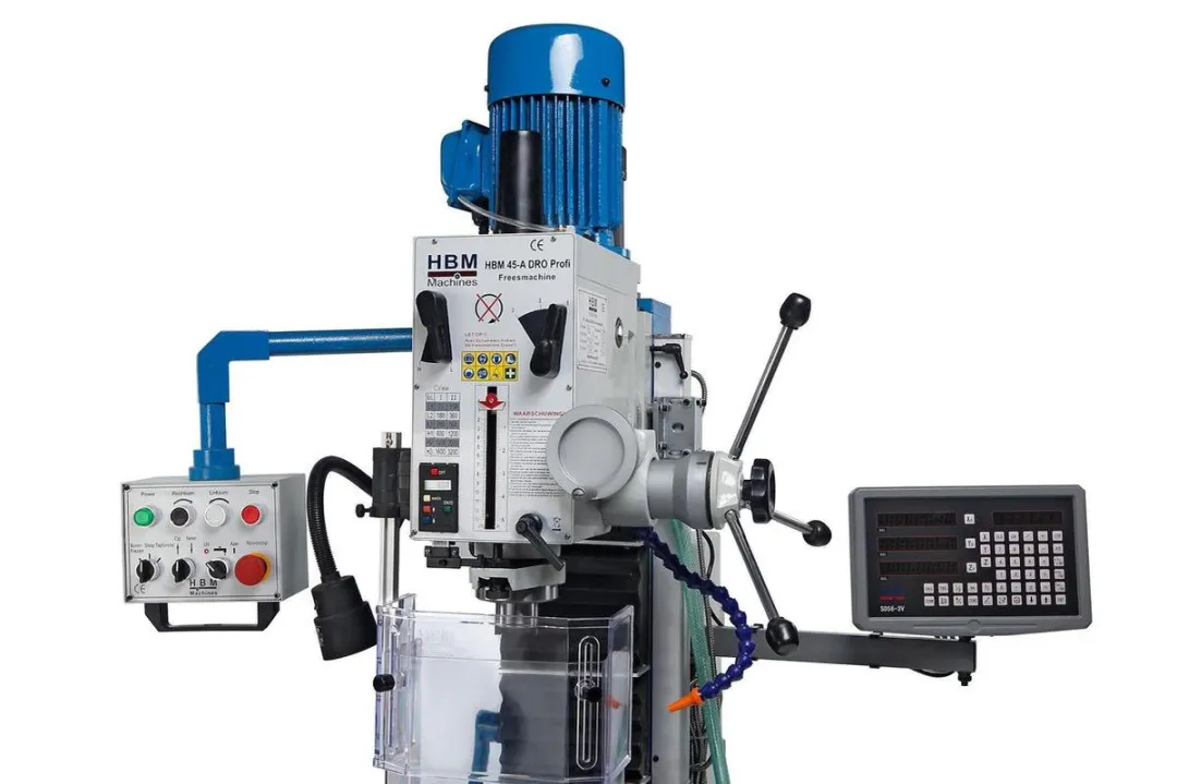 HBM 45 Profi DRO Freesmachine 400V