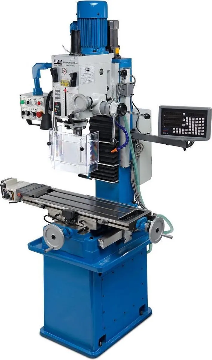 HBM 45 Profi DRO Freesmachine 400V