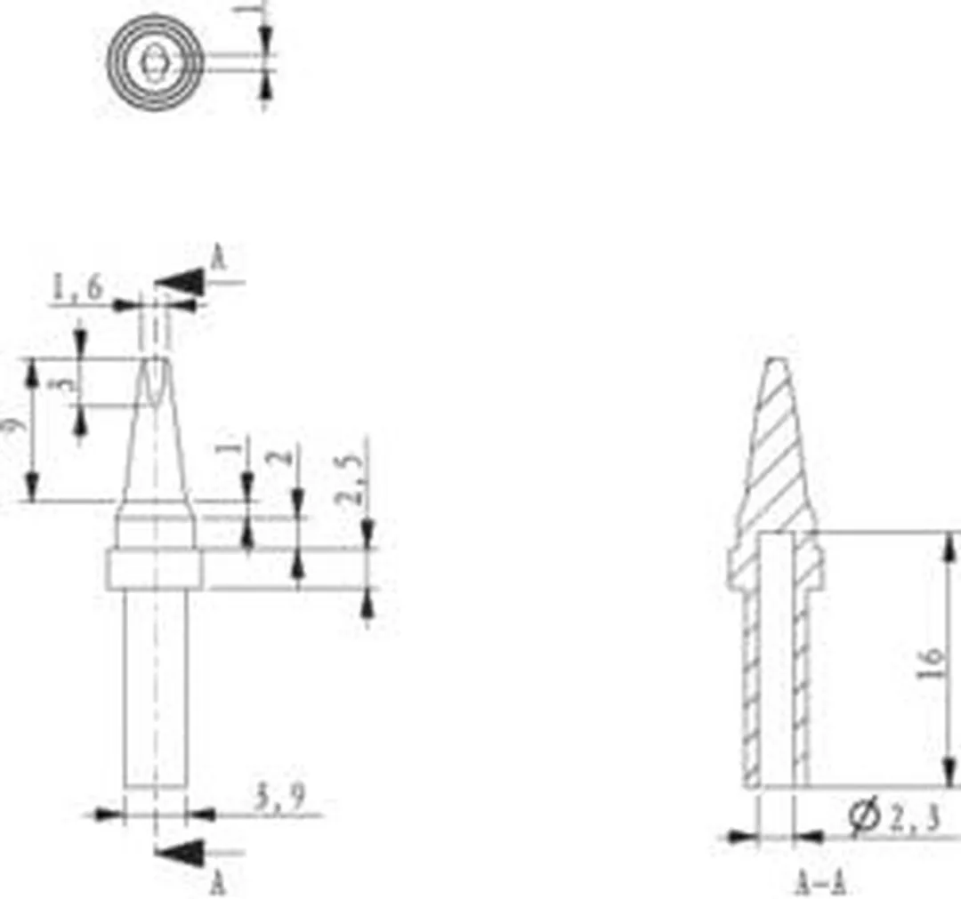 TOOLCRAFT HF-1,6MF Soldeerpunt 1,6mm - 17mm