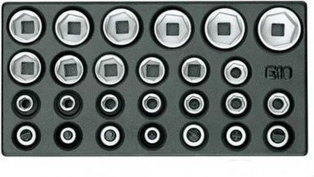 Gedore Dopsleutelset 1/2" - 6-kantig - 10-32mm - afbeelding 3 van 3