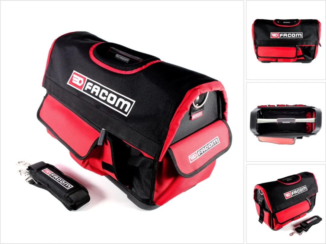 FACOM Probag BS.T20PB Stoffen Gereedschapskoffer - 47L - Rood/Zwart