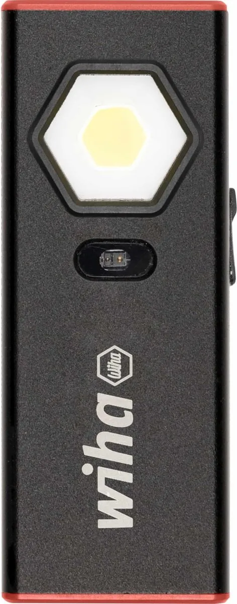 Wiha SB490HL01 Handlamp LED 1200 lm - Zwart/Rood