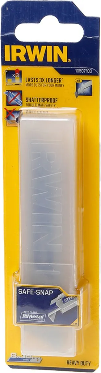 Irwin Afbreekmes 10507103 - Blauw - 10 Mesjes