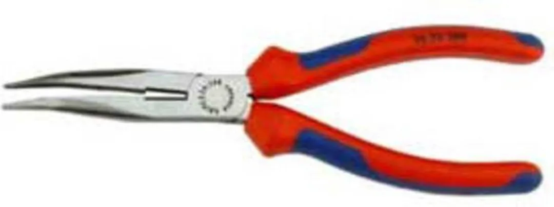 Knipex Telefoontang Gebogen 200mm - Rood/Blauw/Zilver