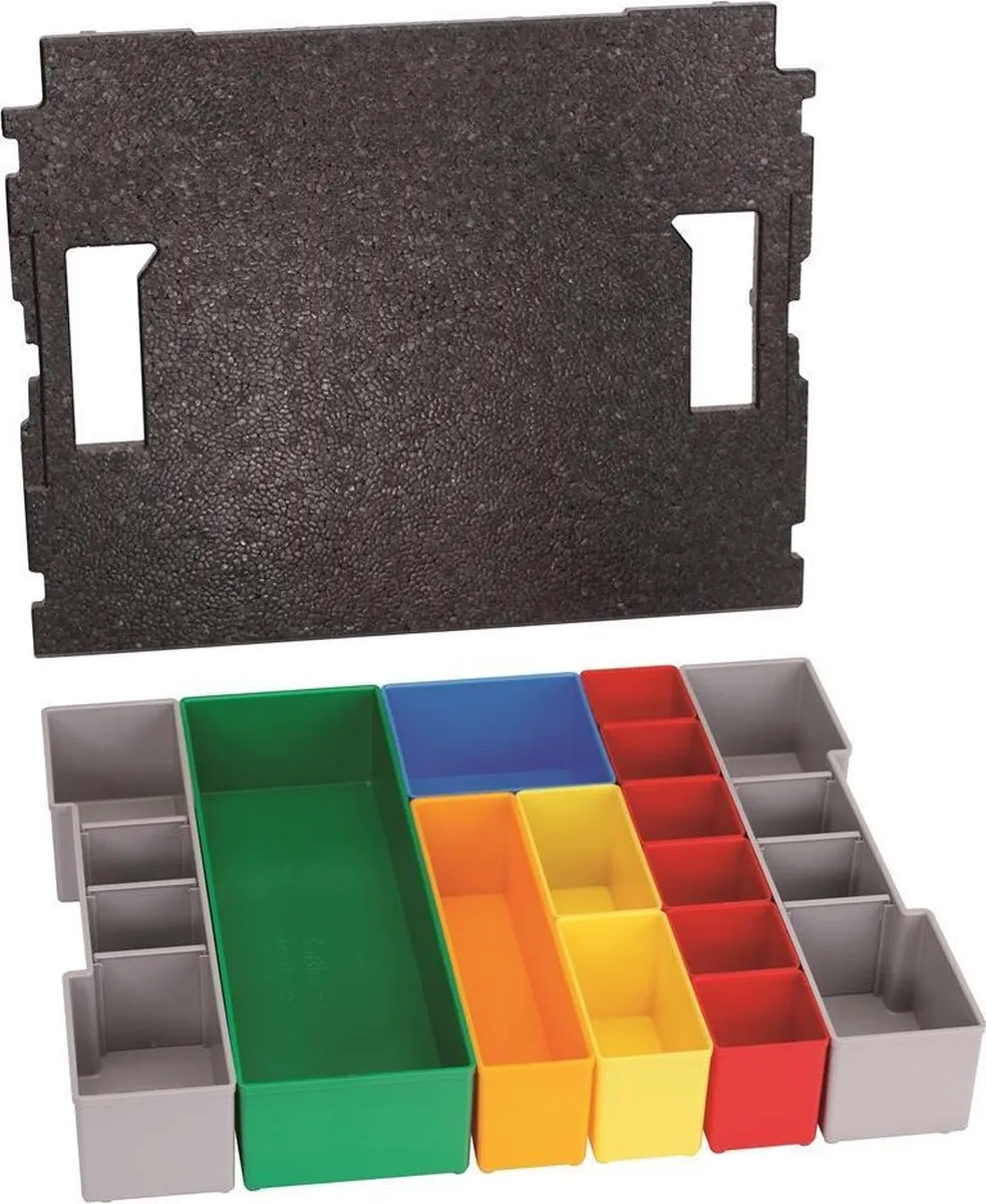 Bosch Professional Inzetbakken L-Boxx 13-delig - 1600A016N8 - Multicolor