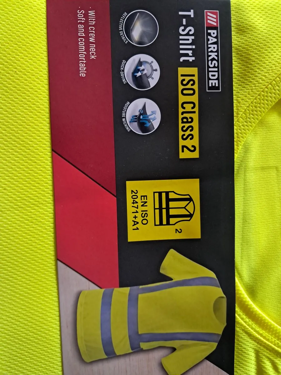 PARKSIDE Reflecterend T-shirt ISO 2 - Maat M - Geel