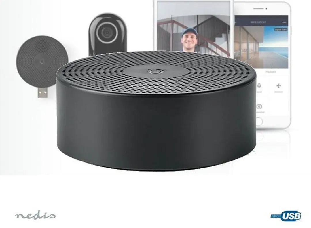 Nedis SmartLife Gong RF 433MHz - 4 Melodiën - Zwart