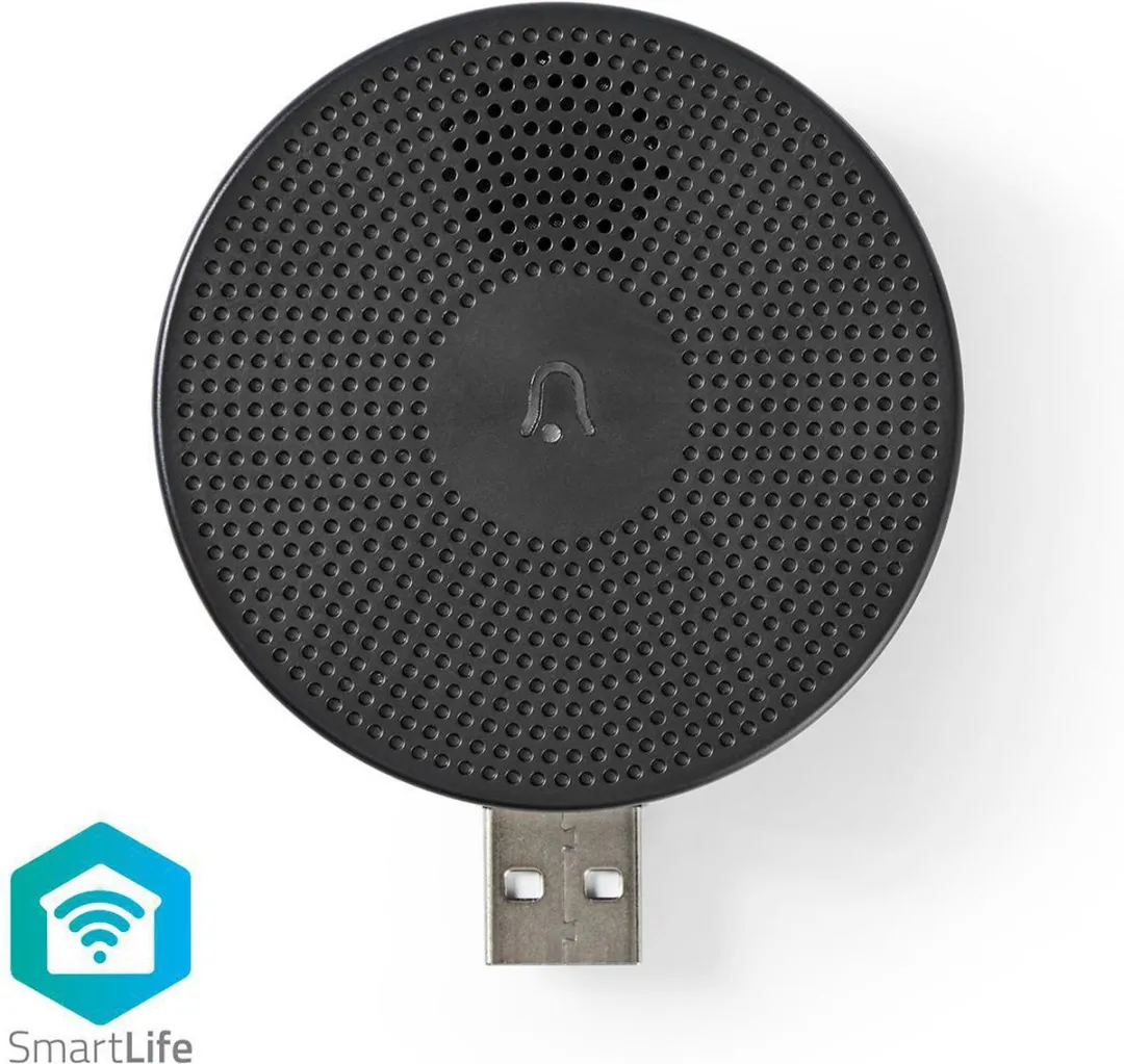 Nedis SmartLife Gong RF 433MHz - 4 Melodiën - Zwart