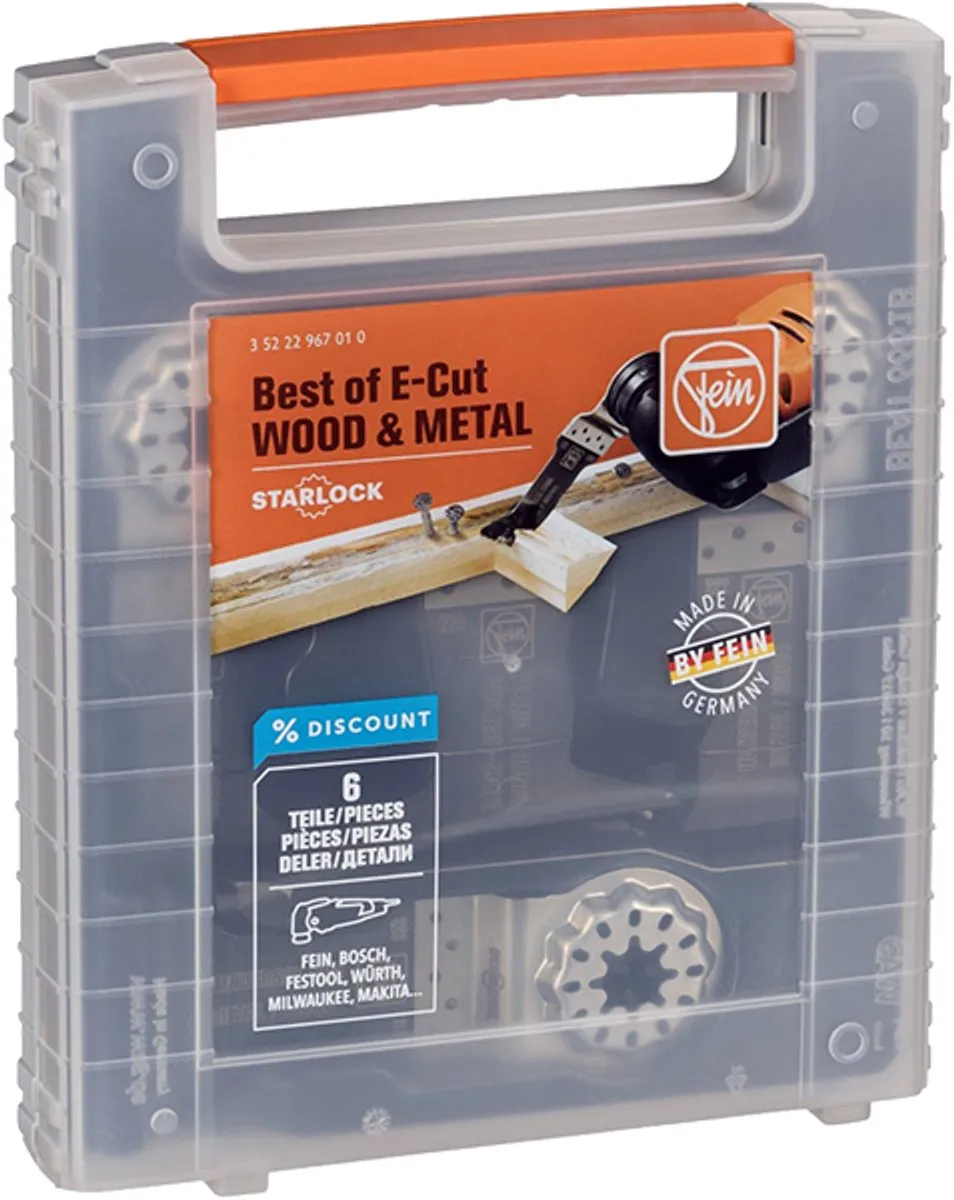 Fein Best of E-Cut Starlock Zaagbladenset 6-delig - 35222967010