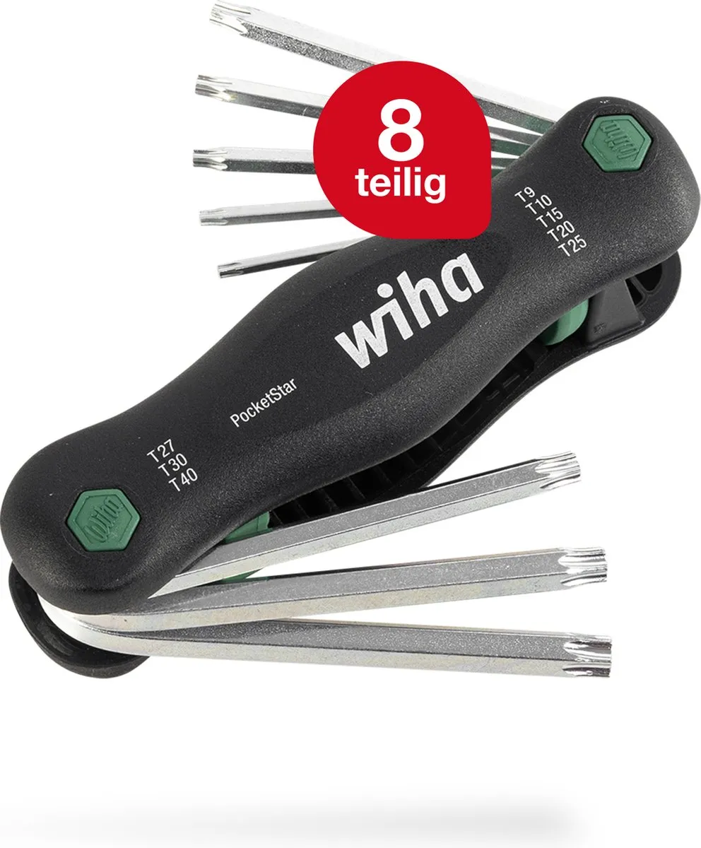 Wiha WH-23047 Torx T Schroevendraaier - Zwart/Zilver