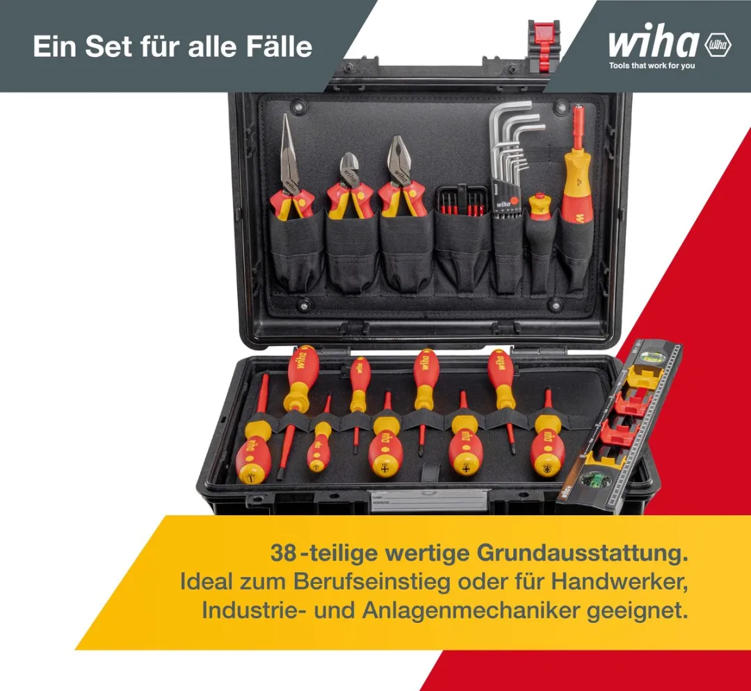 Wiha 45257 Gereedschapsset Basic Set L Electric - 39-delig
