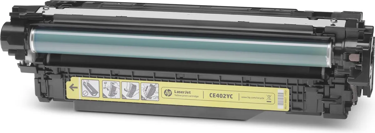 HP 507Y CE402YC Tonercartridge Geel - Contract - afbeelding 3 van 3