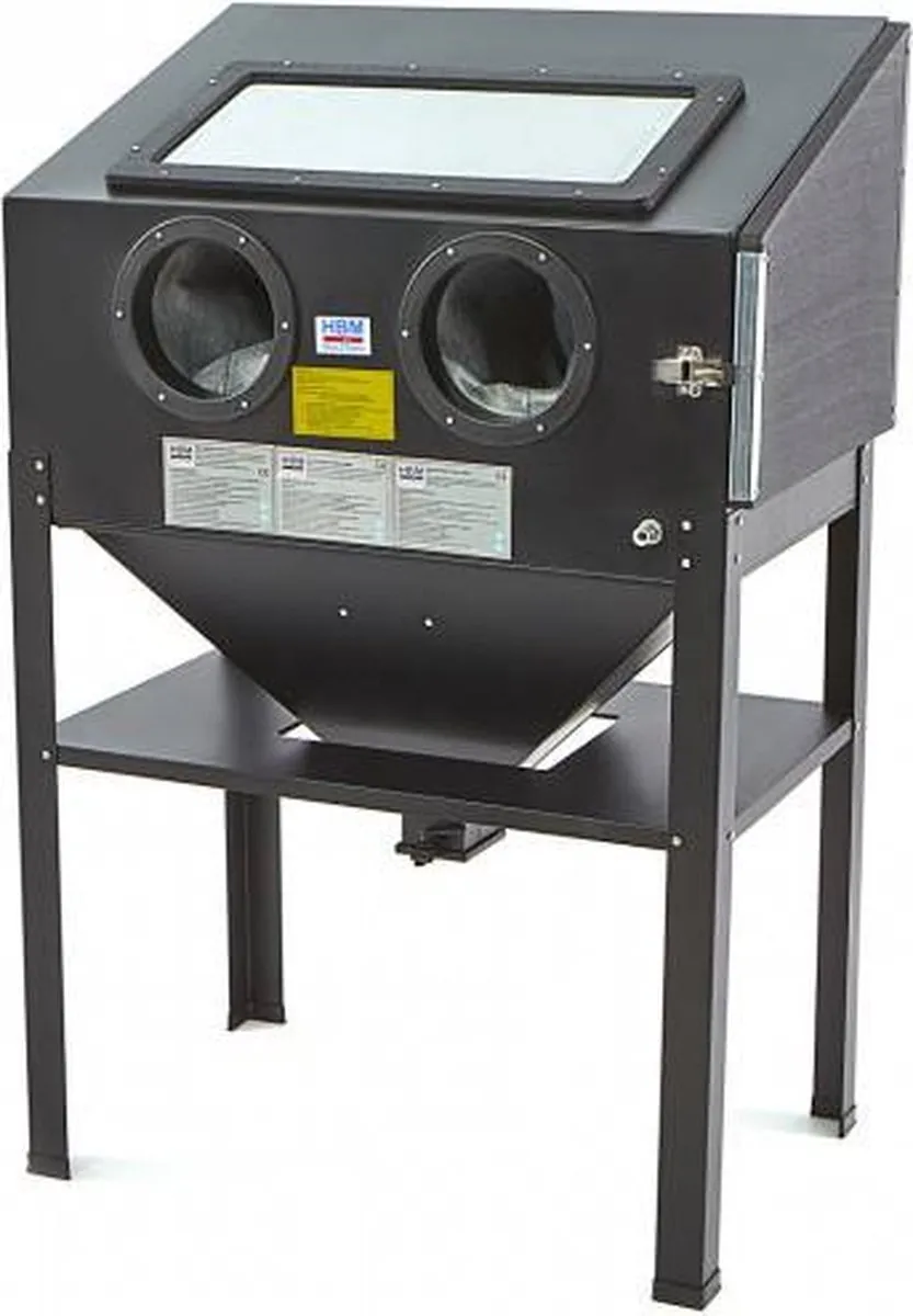 HBM SBC 220 Straalcabine - Zwart