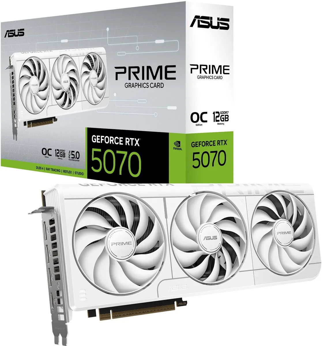 ASUS Prime RTX 5070 White OC Edition 12GB