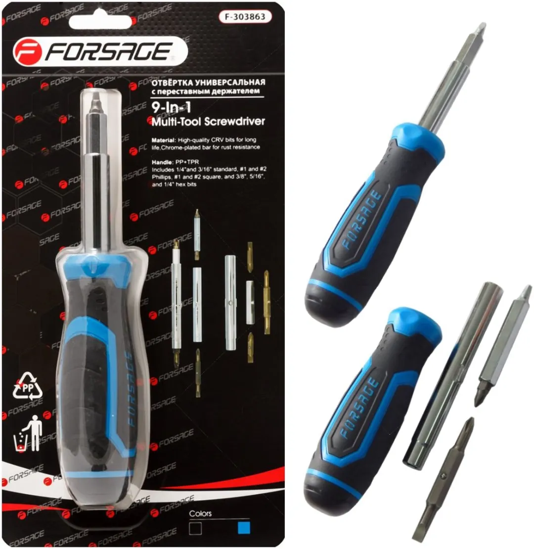 Forsage F-303863 Schroevendraaier 6-in-1