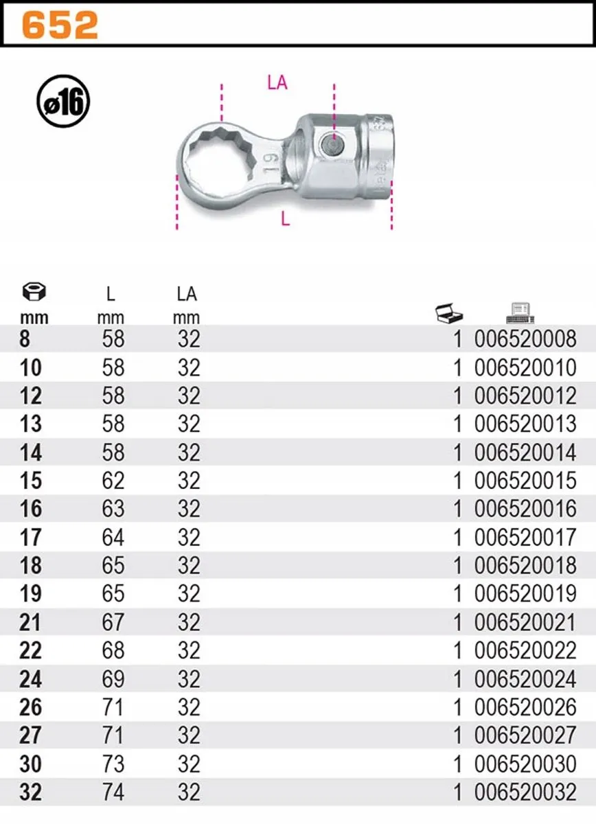 Beta Koppeling 652/15 15mm