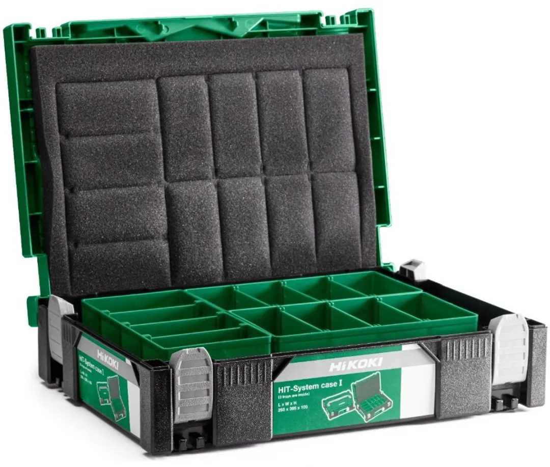 HiKOKI 402538 System Case systainer 1 met accessoire bakjes en foam