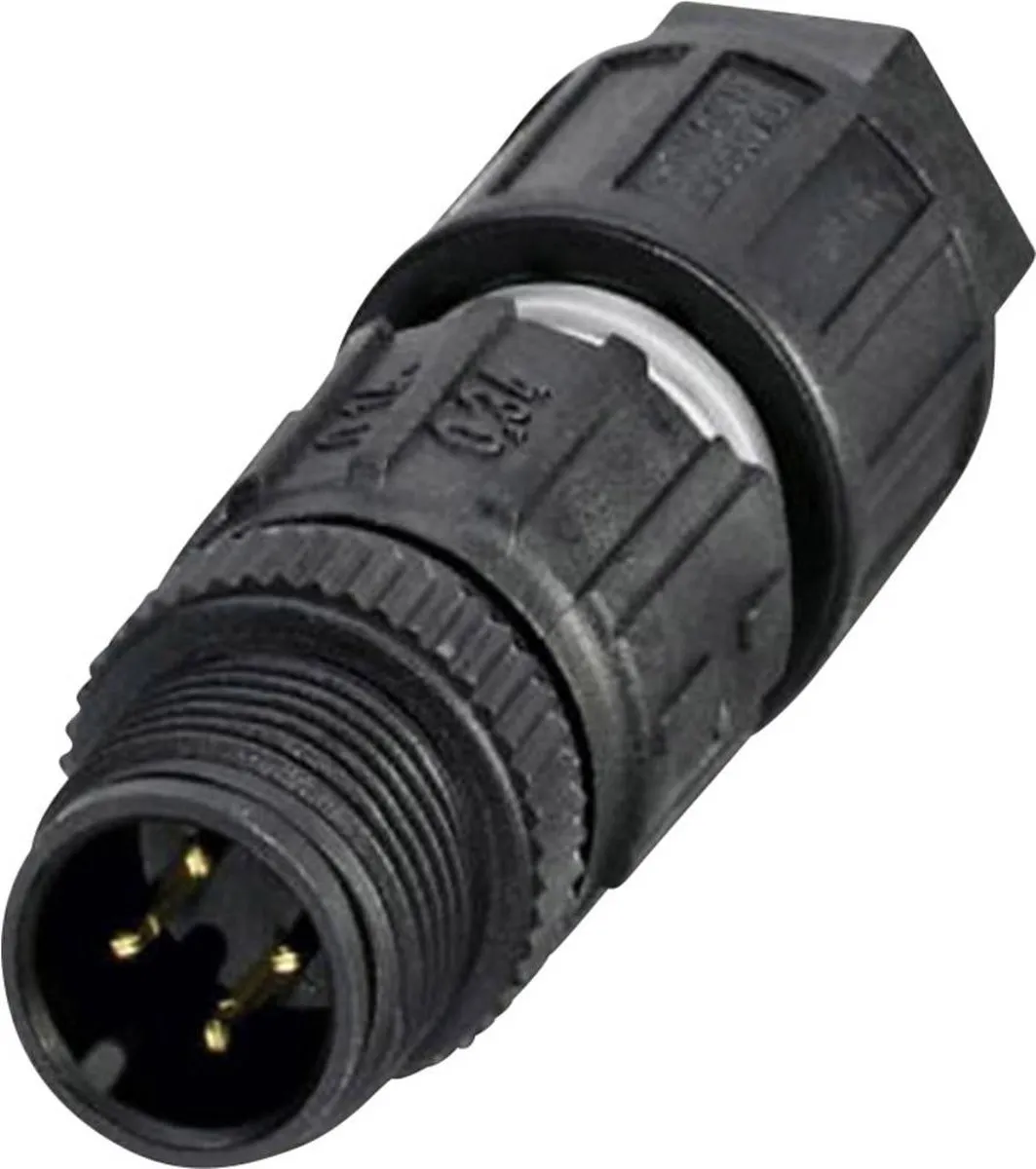 Phoenix Contact 1641714 M12 Sensor/Actuator Connector - 4-polig - Recht