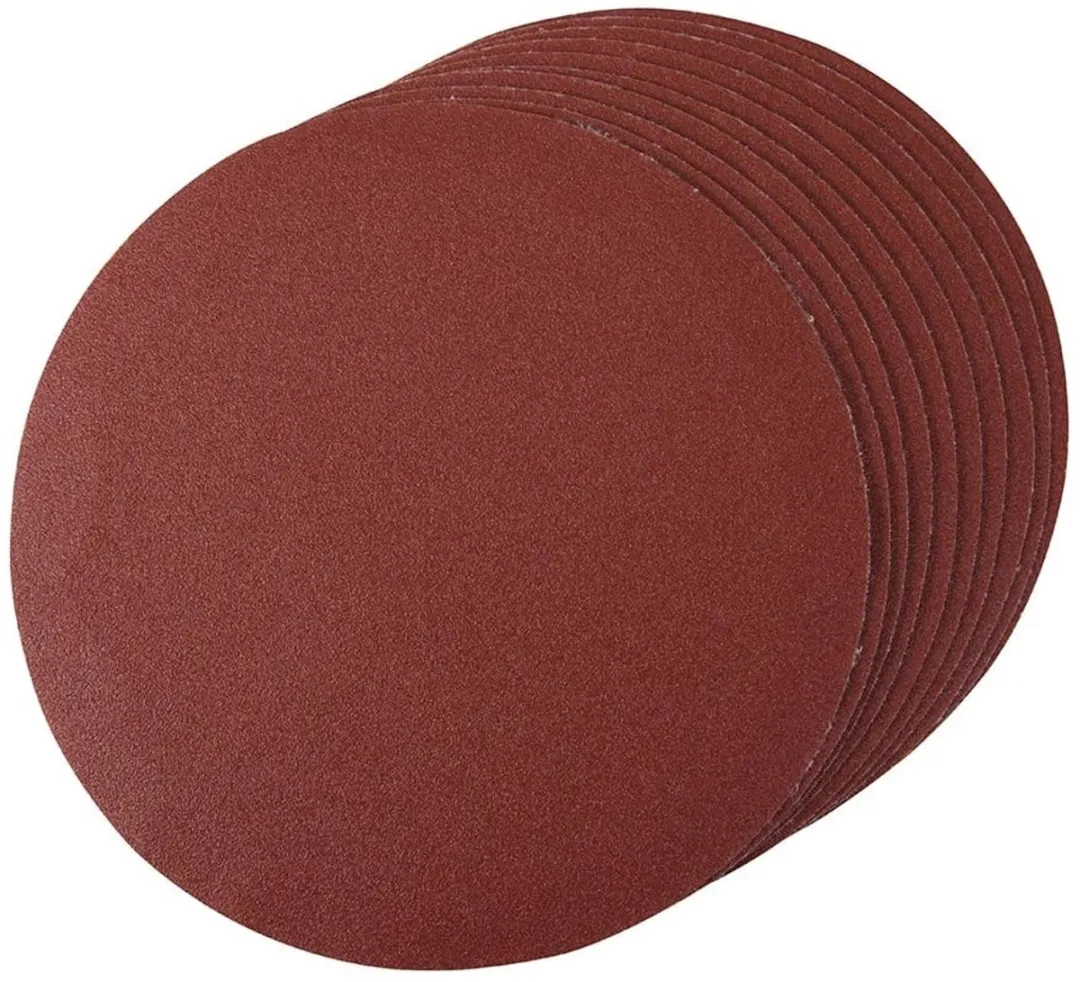 Silverline Klittenband Schuurschijven 180mm - 120 Korrel - 10 Stuks