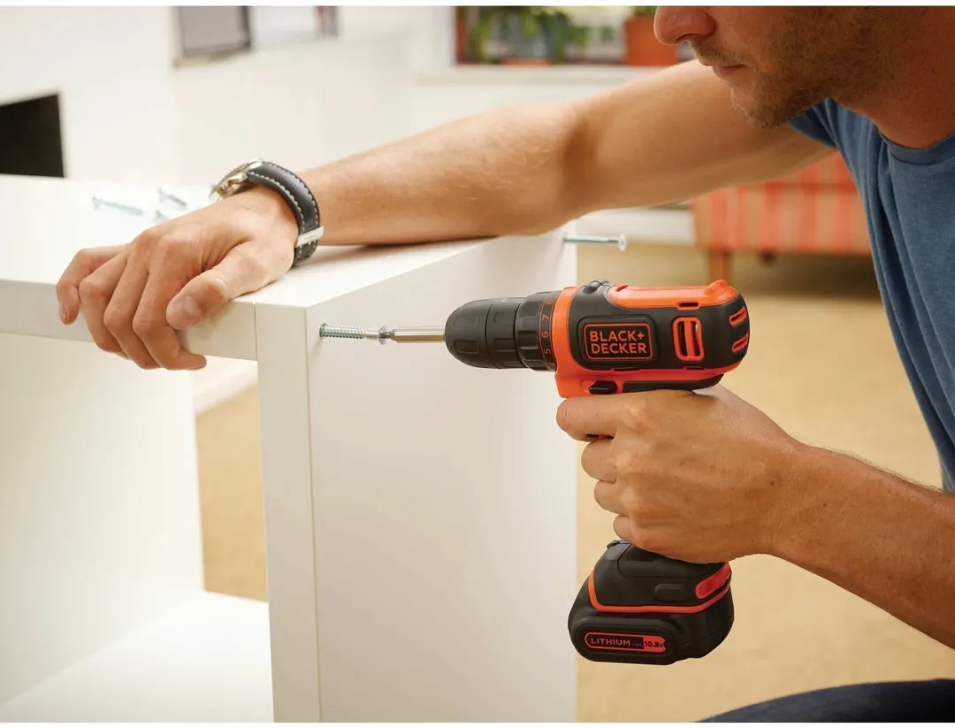 BLACK+DECKER BDCDD12-QW Accuboormachine 10,8V - 1,5Ah - 11 Koppelinstellingen