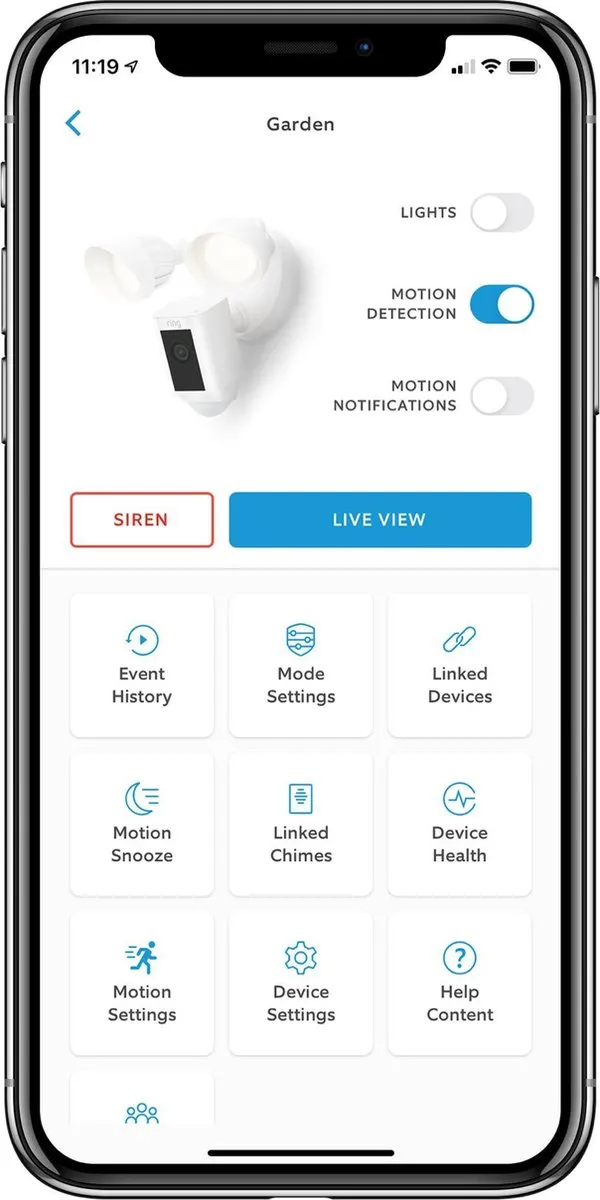 Ring Floodlight Cam Wired Plus - Zwart