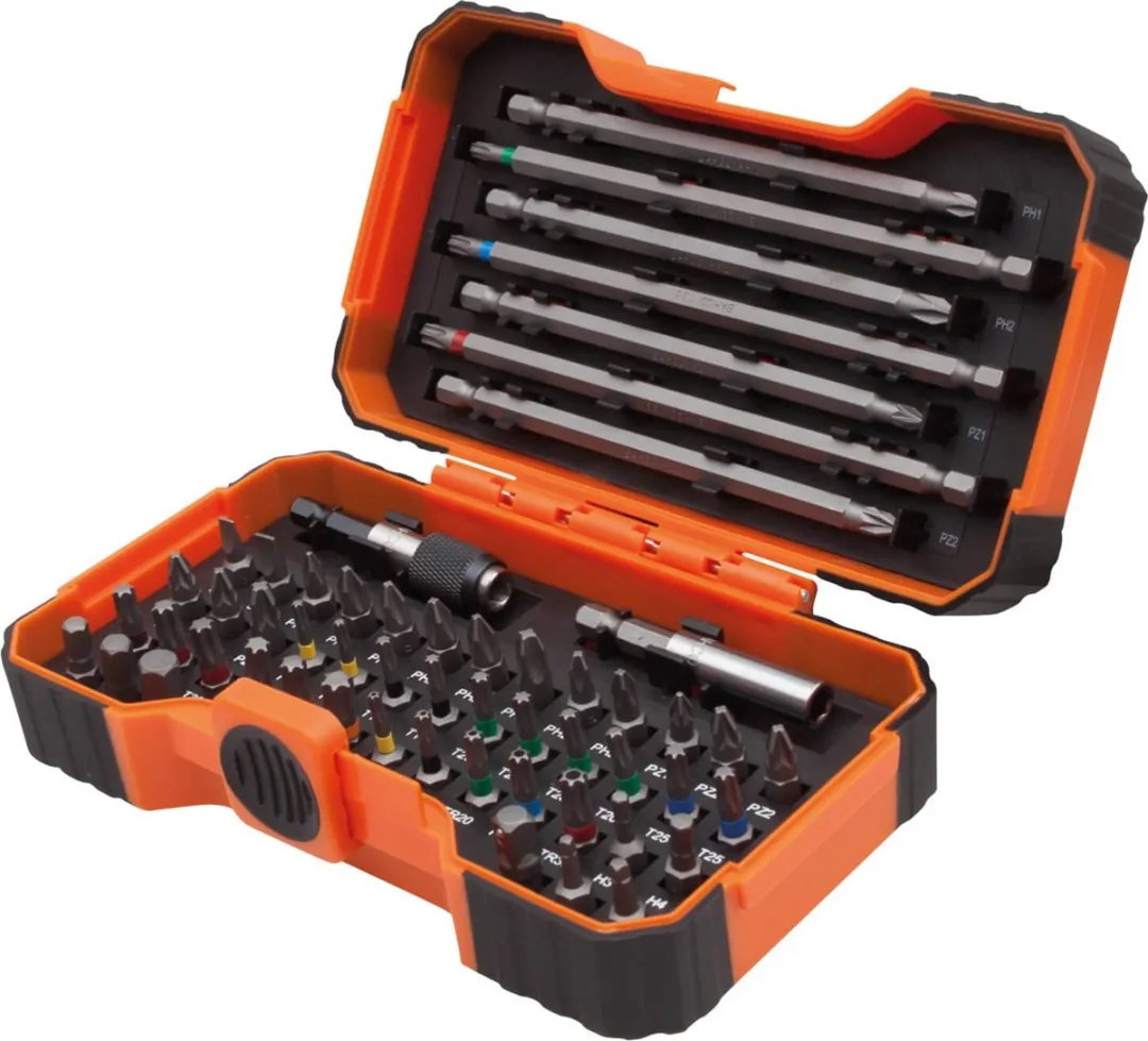 Bahco Bitset 54-delig 59/S54BC - Zwart/Oranje