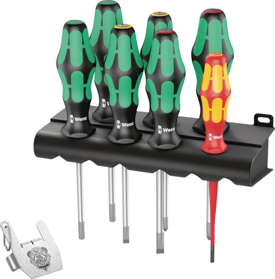 Wera Kraftform 7 Heavy Metal 1 8-delige Schroevendraaierset VDE
