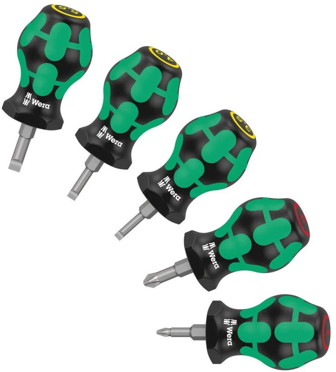 Wera Stubby Set 05008870001 Schroevendraaierset - 5-delig