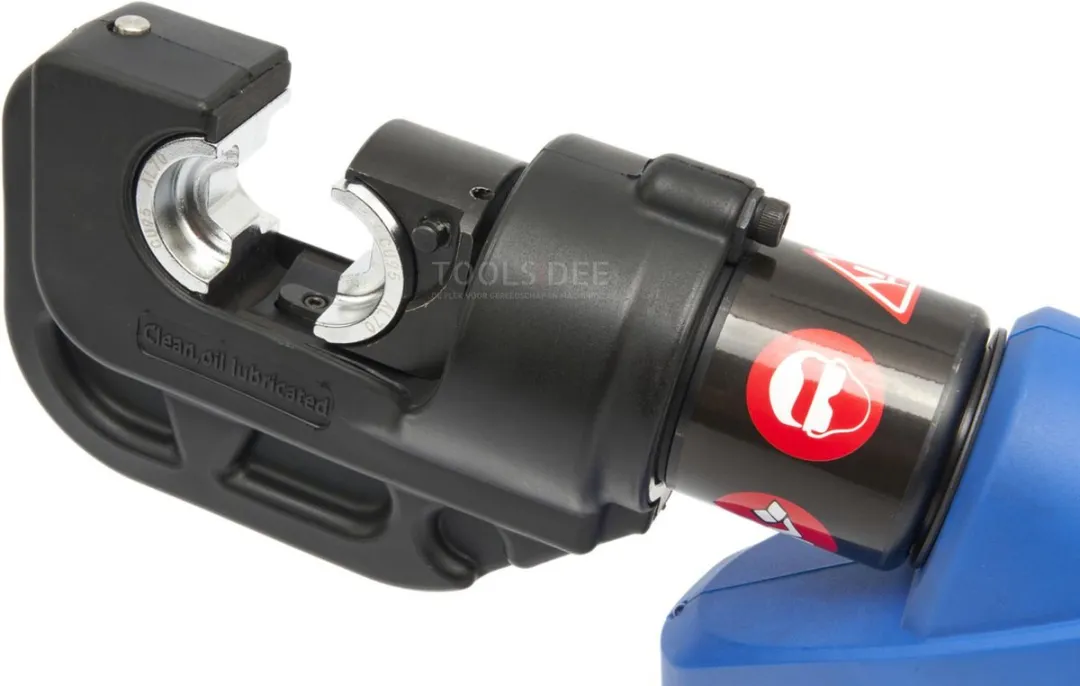 HBM Professionele Hydraulische Krimptang 120KN 18V - 16-400mm² - 2x 4.0Ah