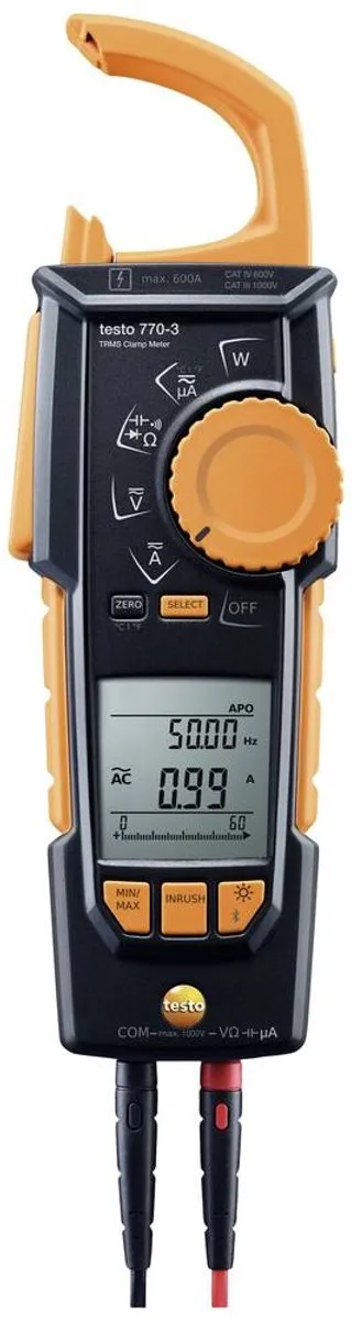Testo 770-3 Stroomtang - 6000 Counts - CAT III/IV