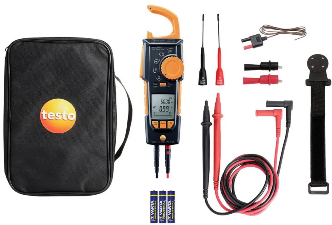 Testo 770-3 Stroomtang - 6000 Counts - CAT III/IV